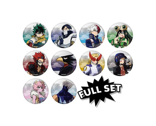 My Hero Academia Metal Can Badge Full Set A