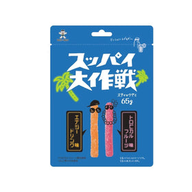 Suppai Daisakusen Sour Gummies Energy Drink & Tropical Flavor