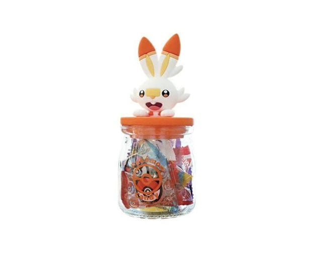 Pokemon Candy Bottle: Scorbunny Candy and Snacks, Hype Sugoi Mart
