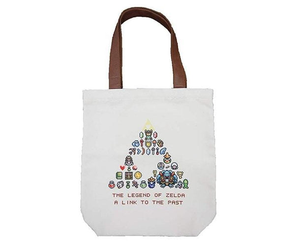The Legend of Zelda: A Link to the Past Tote Bag (Dot Art) Home, Hype Sugoi Mart