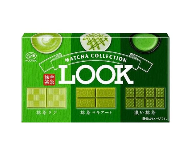 Fujiya Look Chocolate: Matcha Collection Candy and Snacks, Hype Sugoi Mart