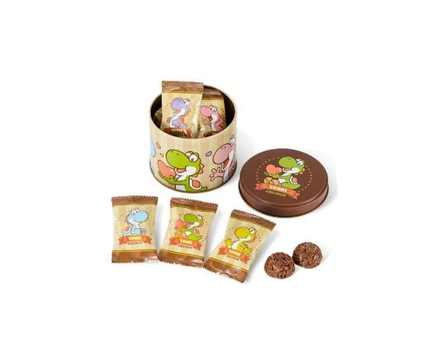 Super Mario Yoshi Snack Tin Candy and Snacks, Hype Sugoi Mart