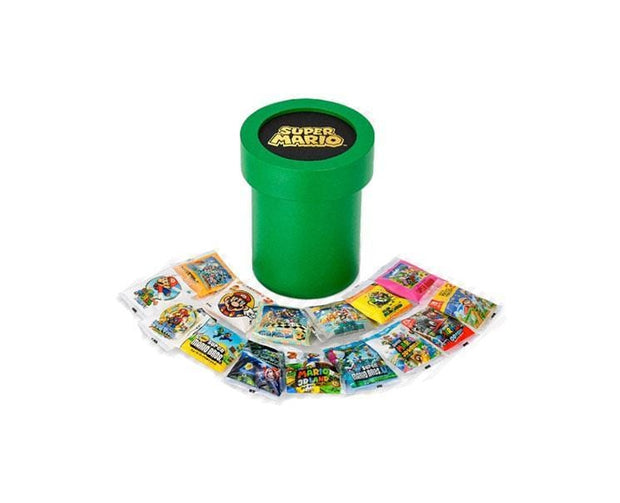 Super Mario Warp Pipe Snack Bucket Candy and Snacks, Hype Sugoi Mart