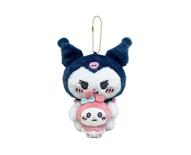 Nagano X Sanrio Collab: Kuromi Keychain Plushie Anime & Brands Sugoi Mart