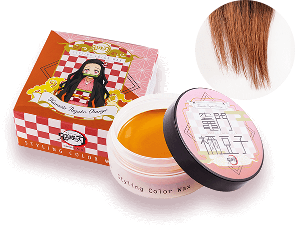 Demon Slayer Colored Hair Wax: Kamado Nezuko Orange