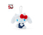 Sanrio Hello Kitty 50th Anniversary Cinnamoroll Keychain Plushie thumbnail 1