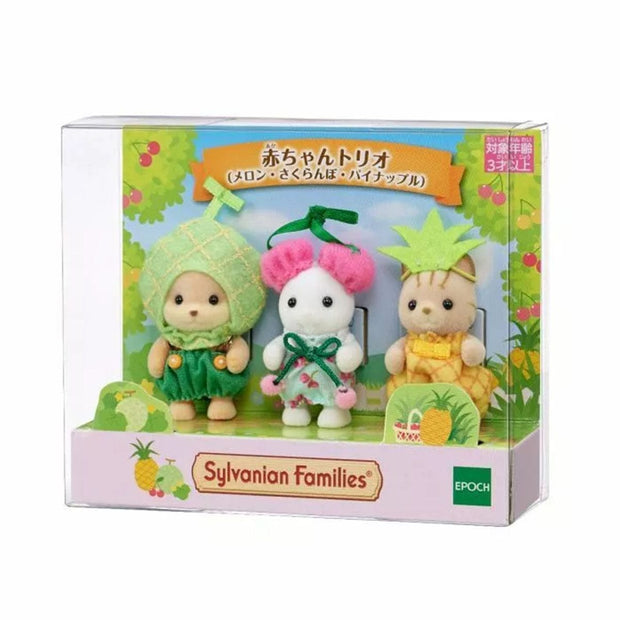 Sylvanian Families Baby Trio: Melon, Cherry, Pineapple