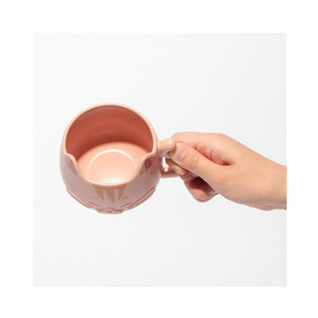 Starbucks Valentine's Day 2025 Mug Cat Face: Beige