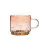 Starbucks Reserve Sakura 2025 Gold Bottom Handle Glass Mug