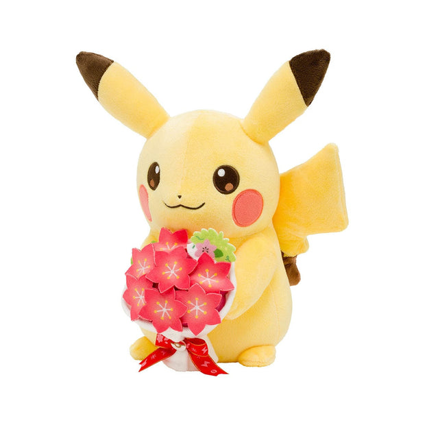 Pokemon Pikachu and Gracidea's Flower Plushie Large