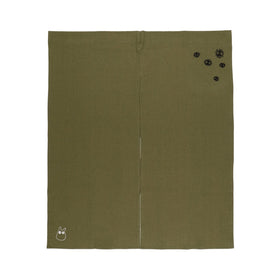 Ghibli My Neighbor Totoro Embroidered Curtain Kurosuke: Green