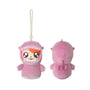 Godzilla Pink Version Keychain Plush: Godziham-kun thumbnail 3