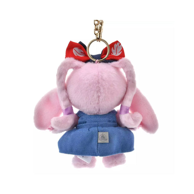 Disney Lilo & Stitch Denim Keychain: Angel