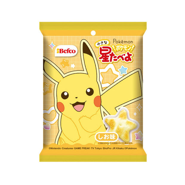 Pokemon Star-Shaped Rice Crackers Salt Flavor