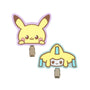 Pokemon PokePeace Rubber Hair Clip: Pikachu and Jirachi thumbnail 1