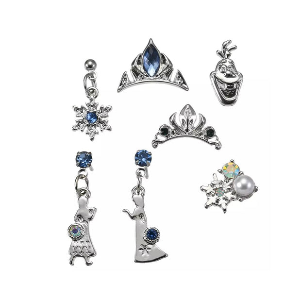 Disney Frozen Earrings Set Silhouette & Variety