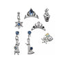 Disney Frozen Earrings Set Silhouette &amp; Variety thumbnail 1