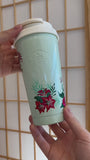 Starbucks Japan Holiday 2023 Poinsettia Mint Tumbler thumbnail 2