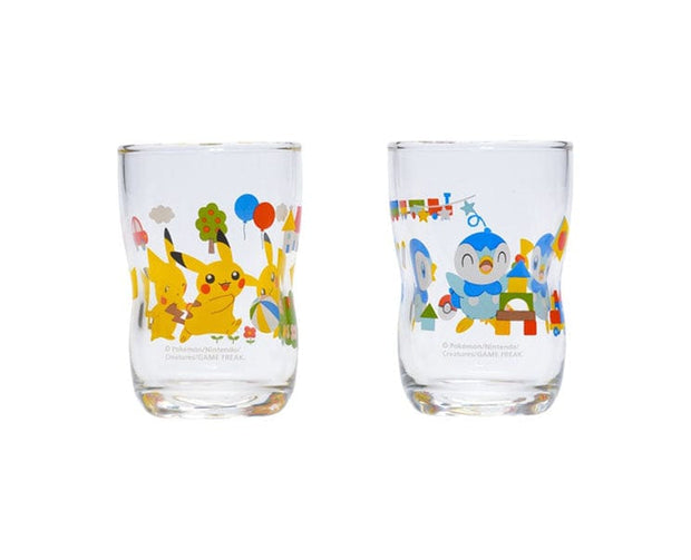Pokemon: Pikachu x Piplup Glass Set Anime & Brands Sugoi Mart