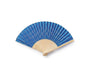Muji Traditional Japanese Bamboo Fan: Blue Home Sugoi Mart thumbnail 1