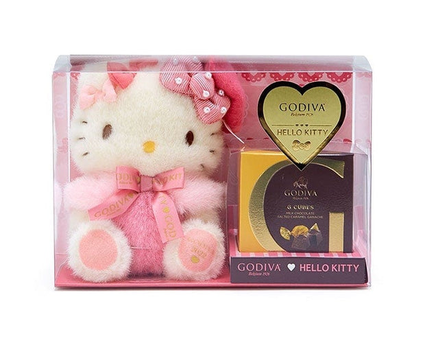 Sanrio x Godiva: Hello Kitty Plush Set (M) Anime & Brands Sugoi Mart